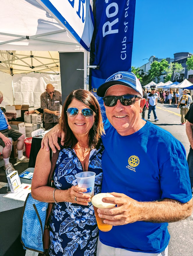 PH Rotarians at the PH Art, Music & Wine Festival, May 21, 2022